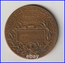 Médaille Automobile Club de France 1894 -1895 -Grand Prix de BORDEAUX 1906