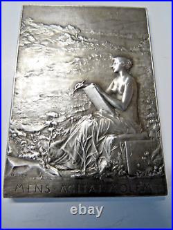 Medaille Bronze Argente XIX Union Centrale Des Arts Decoratifs-1863-1880