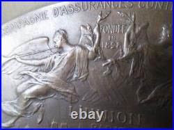 Médaille Bronze Assurance Incendie L'union Paris Daniel Dupuis Charles Marey