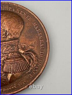 Medaille Bronze Du Sudanais Marechal Je Ja Macdonald Signe Dieudonne 1825 F878