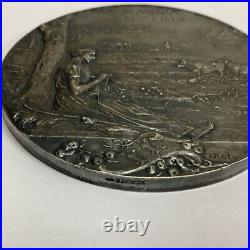 Médaille Bronze Exposition National Et Coloniale, Rouen 1896, Normannia Nutrix