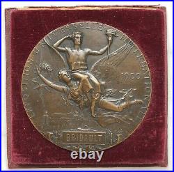 Médaille Bronze Exposition Universelle Jeux Olympiques Paris 1900 J-C Chaplain