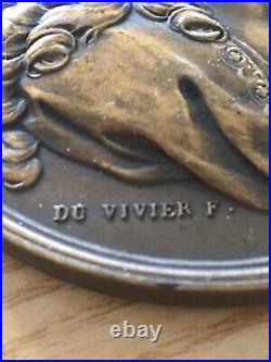 Médaille Bronze Louis XVI Roi / Marie Antoinette Reine