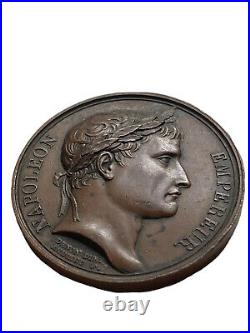 Médaille Bronze Napoléon I Couronnement Milan 1805 Couronne de Fer Rois Lombards