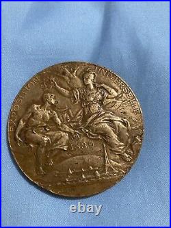 Medaille Bronze Rf Exposition Universelle 1889 Louis Bottee Tour Eiffel Huyard