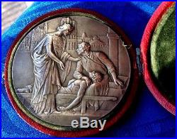 Medaille De Medecine & Chirurgie Attribuee L. Fournier 1892 Par Lovis Bottee