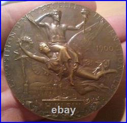 Médaille EXPOSITION UNIVERSELLE 1900 PARIS signée CHAPLAIN French Bronze Medal