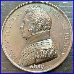 Médaille En Bronze Duc De Berry Bethune 1815 Par Gayard