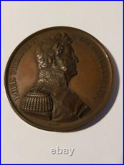 Medaille En Bronze Louis Philippe 1er Independance De La Belegique
