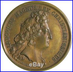 Médaille Louis XIV Réduction de Strasbourg 1681 Bronze ABEILLE
