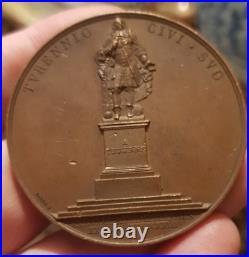 Médaille Louis XVIII Statue de Turenne à Sedan 1823 Etat TTB