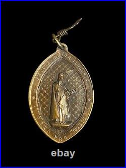 Médaille Religieuse En Bronze & Ogivale & St Thérèse & XIX Eme Siècle