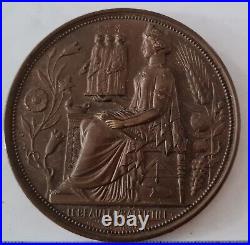 Médaille Société Centrale des Architectes Fondée le 27 Mai 1843 En Bronze ++++