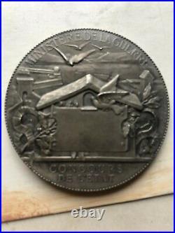 Medaille argent SIEGE DE PARIS 1871 MINISTERE GUERRE COMMUNICATION AERIENNE