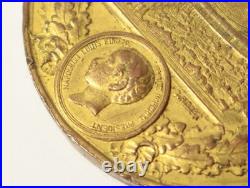 Médaille bronze doré exposition universelle Paris 1867 Champ de Mars NapoléonIII