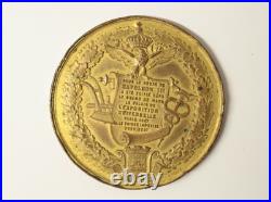 Médaille bronze doré exposition universelle Paris 1867 Champ de Mars NapoléonIII