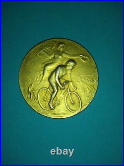 Medaille ciclysme argent massif Felix Rasumny 950
