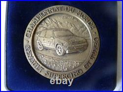 Médaille de Bronze Championnat des Rallyes SUPERCINQ GT TURBO 1989 avec écrin R5