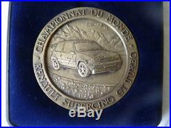 Médaille de Bronze Championnat des Rallyes SUPERCINQ GT TURBO 1989 avec écrin R5