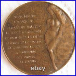 Médaille en bronze 1966. BRIGITTE BARDOT, par Claude LESOT