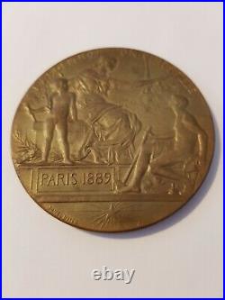 Médaille en bronze Exposition universelle PARIS 1889