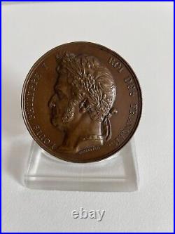 Médaille en bronze louis Philippe, Naissance du Comte de Paris 1838
