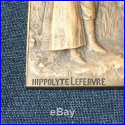 Médaille le Primptemps l'Hiver par Hyppolyte Lefebvre SAMF 63 XTRA RARE