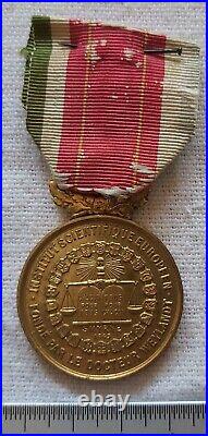 Médaille or Institut Scientifique Européen SMYRNE 1849