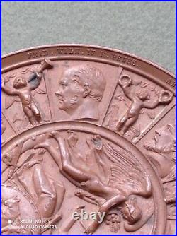 Médaille pax conciliata lutetiae parisiorum 30. MARS 1856 Bronze Rare