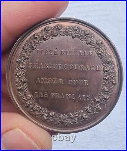 Medals 7 Medaille Roi De France Fleur De Lys Monarchie Royaliste Empire 19eme