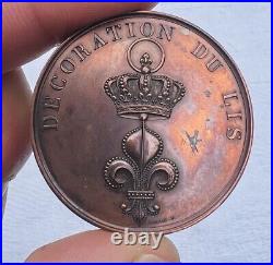 Medals 7 Medaille Roi De France Fleur De Lys Monarchie Royaliste Empire 19eme