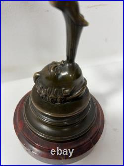 Mercure Groupe en bronze a patine brune par Jean de Bologne. XIX siècle Mercure Groupe en bronze a patine brune par Jean de Bologne. XIX siècle