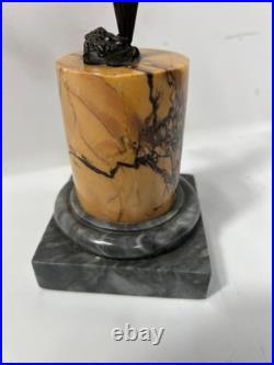 Mercure Groupe en bronze a patine brune par Jean de Bologne. XIX siècle