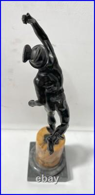 Mercure Groupe en bronze a patine brune par Jean de Bologne. XIX siècle