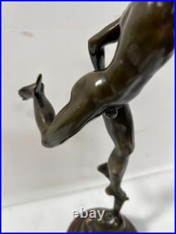 Mercure Groupe en bronze a patine brune par Jean de Bologne. XIX siècle Mercure Groupe en bronze a patine brune par Jean de Bologne. XIX siècle