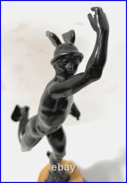 Mercure Groupe en bronze a patine brune par Jean de Bologne. XIX siècle