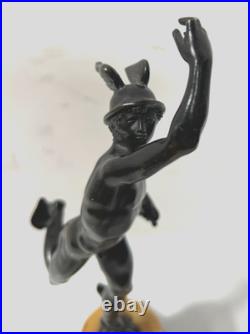 Mercure Groupe en bronze a patine brune par Jean de Bologne. XIX siècle
