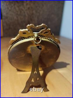Miniature du XIXe siècle dans un cadre en bronze doré
