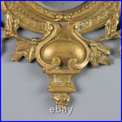 Miroir Ancien Bronze Décorations XIXe-XXe Siècle Original