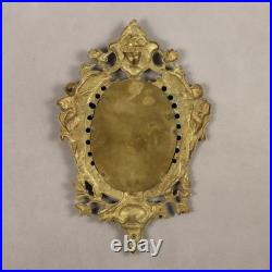 Miroir Ancien Bronze Décorations XIXe-XXe Siècle Original