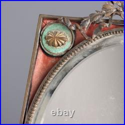 Miroir de Table Ancien Bronze Décorations France du XIXe Siècle Original