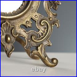 Miroir de Table Ancien Bronze Décorations XIXe-XXe Siècle Original