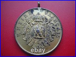 NAPOLEON 1er EMPIRE FRANCAIS MEDAILLE TRIBUNAL GRANDE INSTANCE ATTRIBUE FLECHEUX