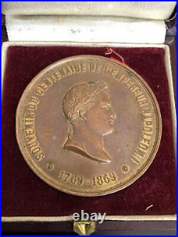 Napoléon 1er Médaille du centenaire de Napoléon 1er 1769 1869