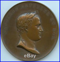 Napoléon Ier Médaille Par Droz Strasbourg et la Paix de Vienne 1809 Bramsen 880