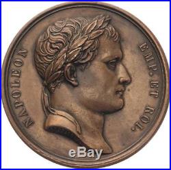 O4384 RARE Médaille Napoléon Ier Capitulation Ulm Memmingen 1805 Jaley Denon