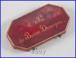O5337 Rare Médaille Duc de La Rochefoucauld Caunois 1823 Baron Desnoyers SPL