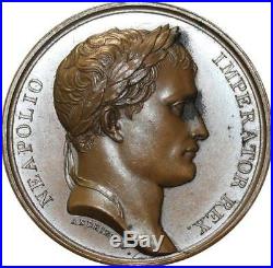 O5406 Rare Médaille Napoleon I Bataille Eylau Brenet 1807 Baron Desnoyers SPL
