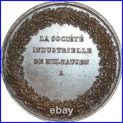 O5447 Rare Médaille Société Industrielle Mulhausen Alsace Elsass Desnoyers SPL