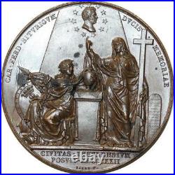 O5467 Rare Médaille Duc Berry église St Maurice 1822 Lille Baron Desnoyers SUP